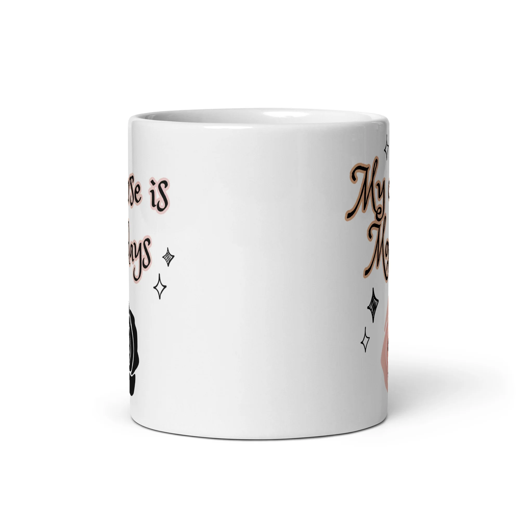 CURSED PRINCESS CLUB - MY CURSE IS MONDAYS MUG - Image 3