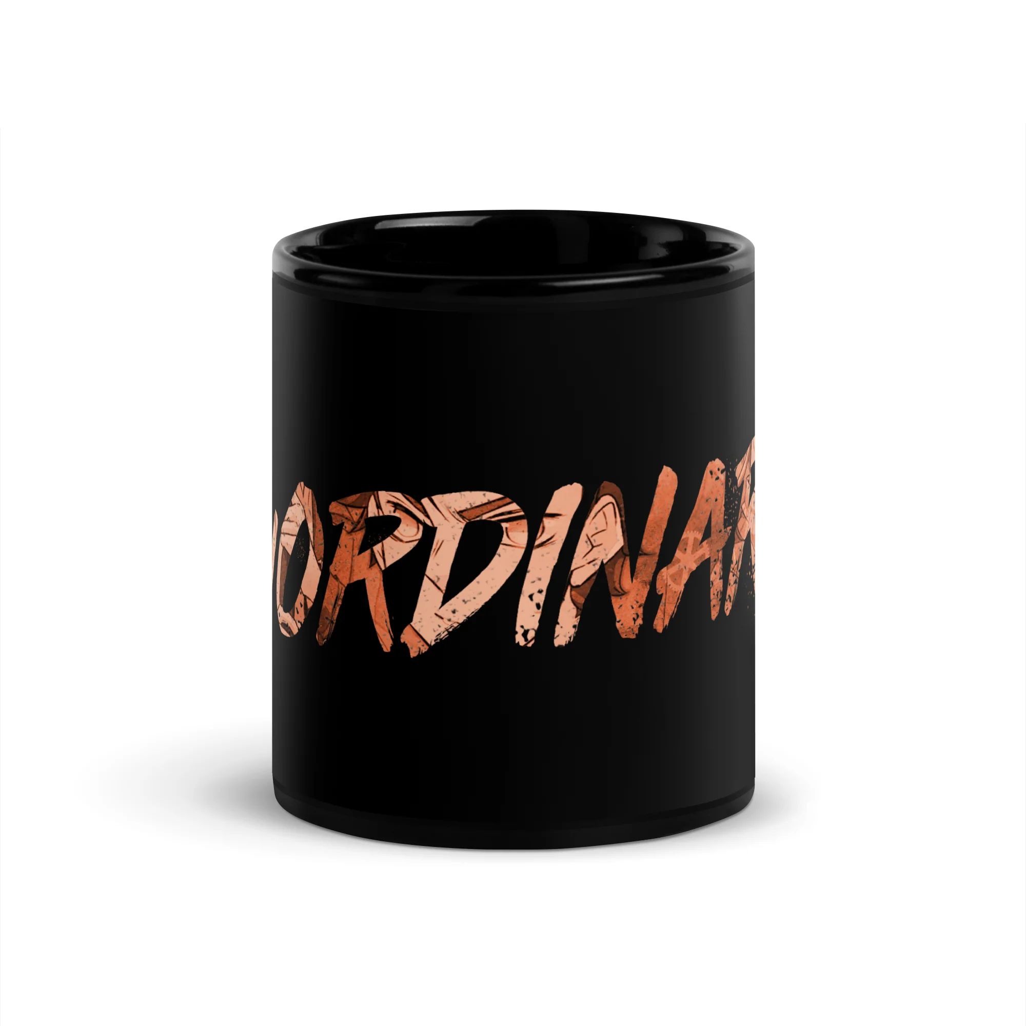 UNORDINARY - LOGO BLACK GLOSSY MUG - Image 3